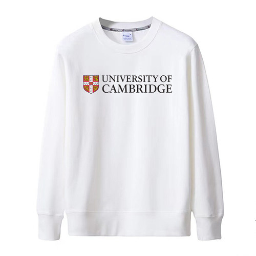 新款Cambridge剑桥大学纯棉纪念衫男女衣服春秋季薄款套头休闲卫