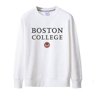 新款Boston College波士顿学院纪念衫纯棉薄款男女衣服圆领套头