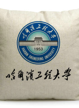新款哈尔滨工程大学纪念品周边定制文创座椅靠垫靠枕沙发抱枕