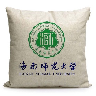 新款海南师范大学纪念品周边定制座椅靠垫靠枕沙发抱枕