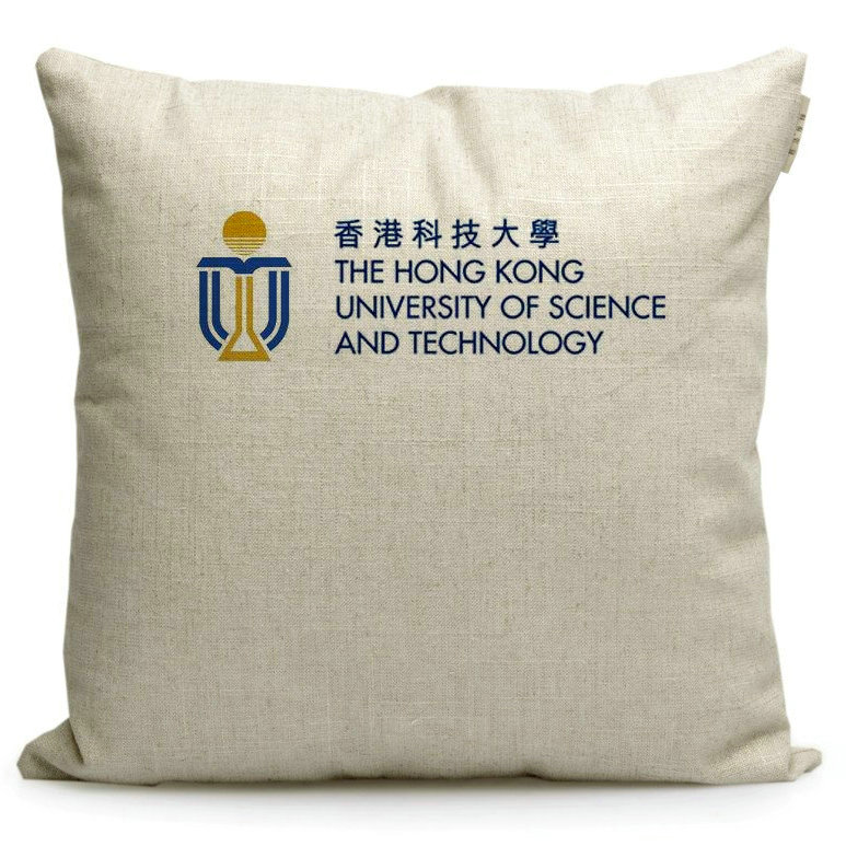 香港科技大学 定制礼品留学纪念校徽LOGO名校抱枕宿舍装饰品靠垫