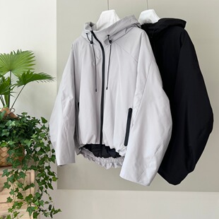 白鹅绒服连帽冲锋衣保暖短外套 风户外系列 2025秋冬轻薄款 工装