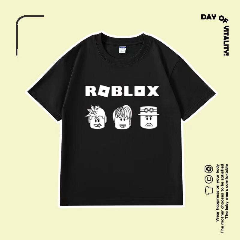 儿童短袖t恤我的世界衣服男童夏装学生休闲童装打底衫纯棉薄款潮
