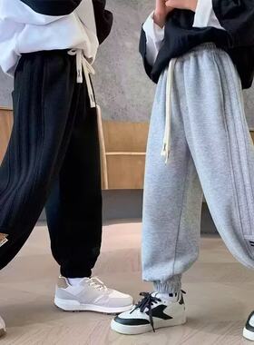 口袋长裤男童宽松百搭休闲裤