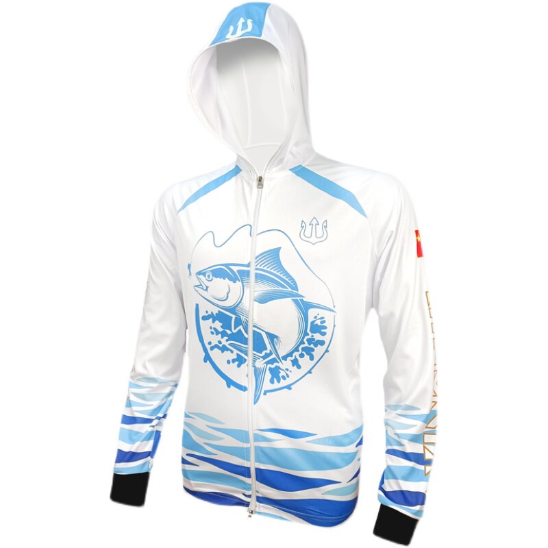 夏季专用钓鱼服男户外钓鱼防晒服海钓路亚服冰丝速干透气防晒套装