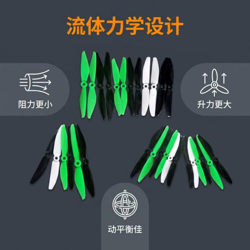易飞5030正反桨250 280穿越机双叶桨5045 6045 5寸桨二叶桨螺旋桨