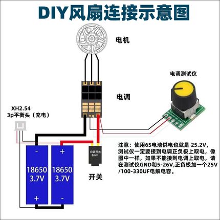 小型舵机测试仪微型调速器DIY无刷风扇配件航模飞机电调马达调速