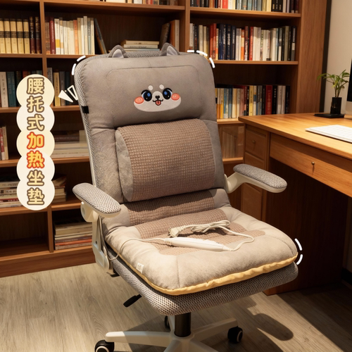 电热坐垫办公室久坐护腰靠背一体
