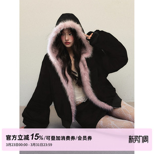 短裙两件套装 正反两穿巴恩风环保皮草毛毛外套秋冬工装 STUDIO