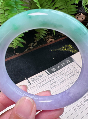 圆条57圈口缅甸天然A货老坑种平洲直供平洲翡翠手镯精选099D0303