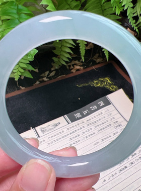 圆条56圈口缅甸天然A货老坑种平洲直供平洲翡翠手镯精选099D0303