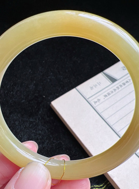 圆条54圈口缅甸天然A货老坑种玉镯平洲翡翠手镯精选编号046D0414E