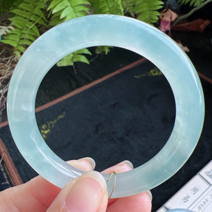 圆条50圈口缅甸天然A货老坑种翡翠手镯玉镯子平洲直供001D0202