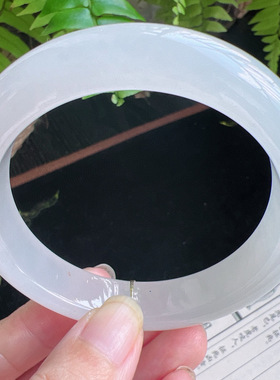 58圈口缅甸天然A货老坑种玉镯平洲翡翠手镯精选编号051D0314