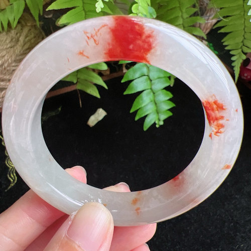 53圈口缅甸天然A货老坑种玉镯平洲翡翠手镯精选编号099D0409E