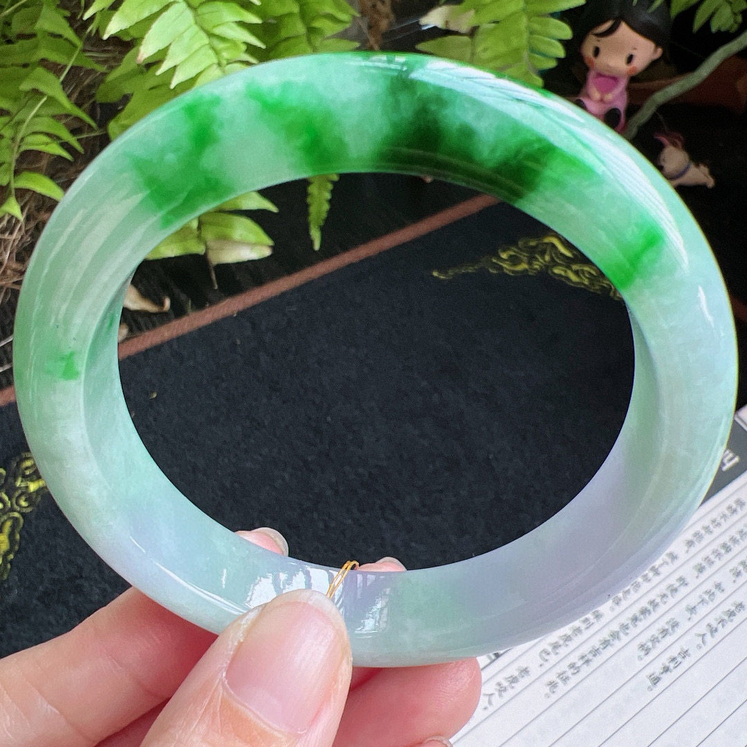 59圈口缅甸天然A货老坑种翡翠手镯玉镯子平洲翡翠手镯精选,珠宝/钻石/翡翠,手镯,淘宝优惠券,粉丝福利购,淘宝优惠卷