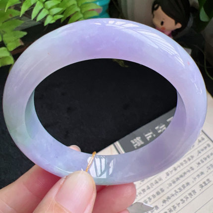 50圈口缅甸天然A货老坑种翡翠手镯玉镯子平洲翡翠手镯精选