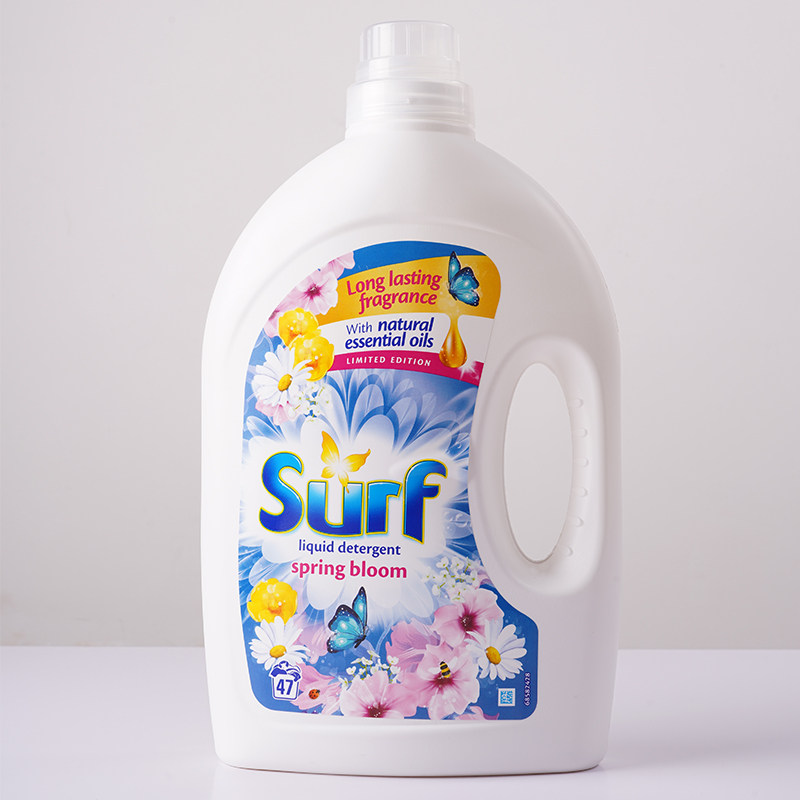 英国进口surf洗衣液春天花香持久留香家用护理去污去渍机洗洁净