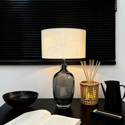 PUPPONI法式水晶布艺台灯高级感