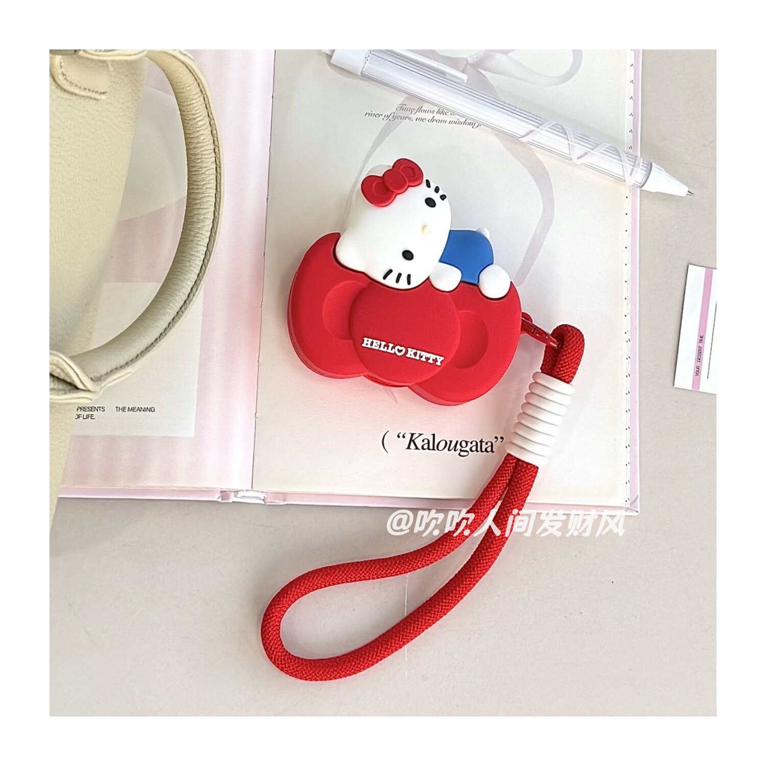 创意蝴蝶结Kitty猫咪硅胶AirPods4代耳机套适用AirPods3代保护套AirPods1/2保护壳AirPodsPro2/3代苹果耳机壳