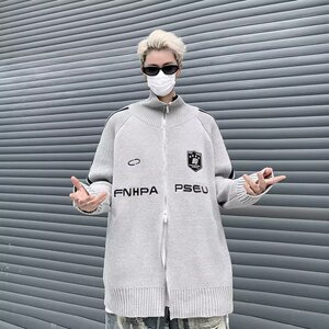 MA513-P65针织机绣毛衣开衫加厚秋冬款翻领外套图片