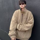 MA713-P60美式高街复合灯芯绒外套宽松运动夹克百搭棒球服休闲，男装夹克，星座1611A