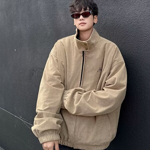 MA713-P60美式高街复合灯芯绒外套宽松运动夹克百搭棒球服休闲图片
