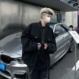 MA759-P90夹棉美式复古做旧层次织线设计工装夹克外套简约休闲，男装夹克，星座1611A
