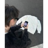 MA529-P55水貂毛半高领毛衣男慵懒风韩版宽松套头痞帅很仙针织衫，男装针织衫/毛衣，星座1611A