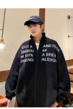 MA498-P58新款保暖加厚印花长袖立领外套慵懒毛衣针织开衫，男装针织衫/毛衣，星座1611A