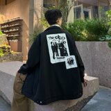 MA533-P63美式复古小牛津复合工装夹克男女宽松休闲外套潮，男装夹克，星座1611A