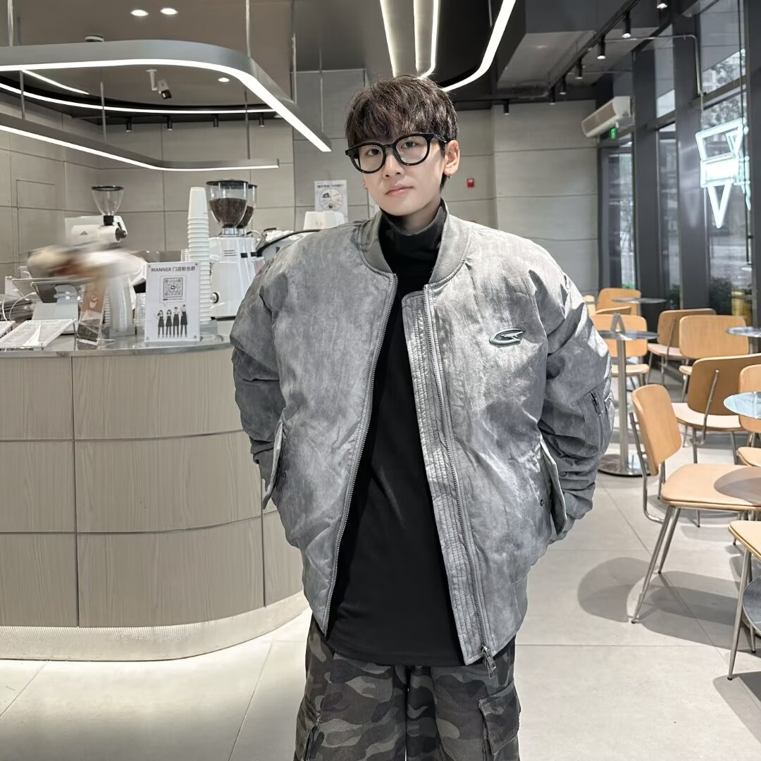 MA686-P90时尚复古废土风设计飞行服棒球服美式高街嘻哈外套夹克,男装夹克,星座1611A