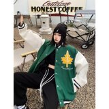 MA552-P43美式棒球服外套高级感炸街小众设计感情侣装秋季夹克，女装短外套，星座1611A