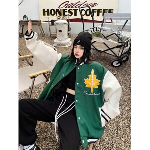 MA552-P43美式棒球服外套高级感炸街小众设计感情侣装秋季夹克图片