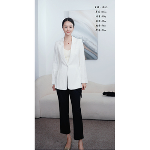 Real 试穿S Lucky 30%桑蚕丝70%亚麻西装 肩宽39 提花质感