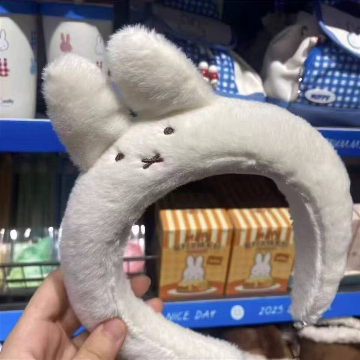 超萌可爱毛绒小兔米菲兔小熊发箍