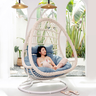 紫叶双人吊篮藤椅室内秋千网红吊床阳台摇篮椅卧室少女家用吊椅