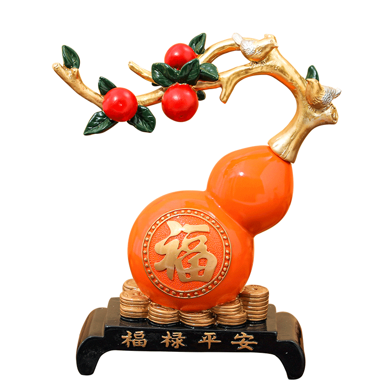 中式家居葫芦乔迁摆件