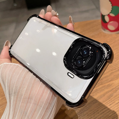 适用vivoiqooz11turbo手机壳iqooz11tubro透明保护硅胶套z9自带镜头膜iqoo气囊全包防摔爱酷z11男女z10turbo+