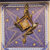 岩神瞳吊坠银镀金镶真宝石璃月钟离周边现货