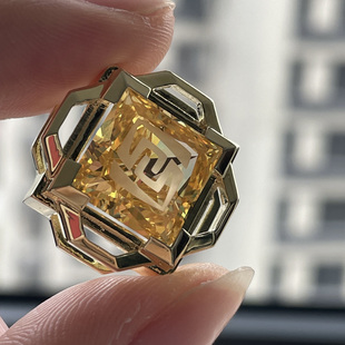 宝石七神之眼能发光铜镀16K真金璃玥挂件项链手链