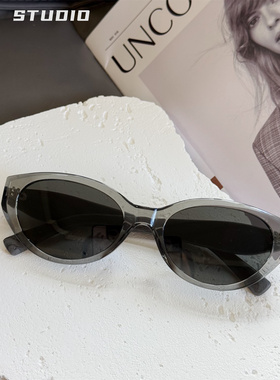 复古猫眼木纹镜腿太阳镜可配度数