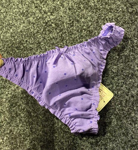 外 dollskill风梦幻紫色系木耳边甜美性感内裤波点蝴蝶结内裤