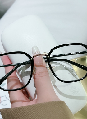 LEMI肖战同款近视眼镜男可配度数防蓝光多边形素颜眼睛框女护目潮