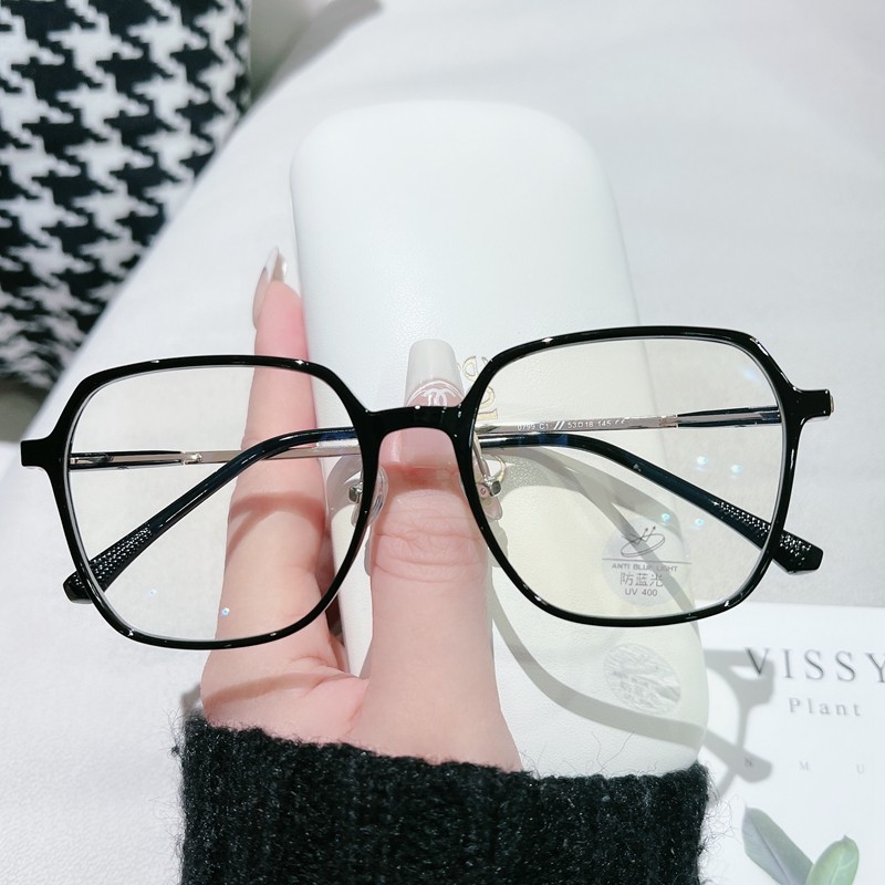 黑框眼镜素颜神器女可配近视度数