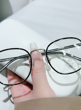 LEMI复古文艺小框眼镜架男可配近视防蓝光小脸高度数素颜眼睛框女