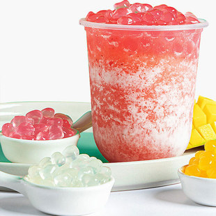 美名氏原味晶球脆波波多肉寒天免煮珍珠1kg袋装奶茶店用原料整箱