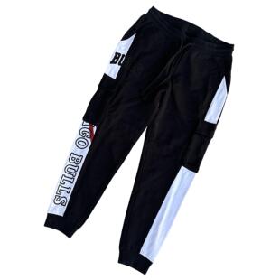 孤品男士运动休闲多袋裤潮牌联名罗马布束脚长裤松紧带卫裤