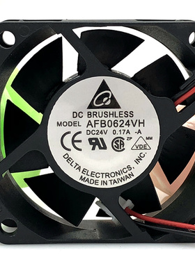 原装台达DELTA AFB0624VH 24V 0.17A 6025变频器散热风扇