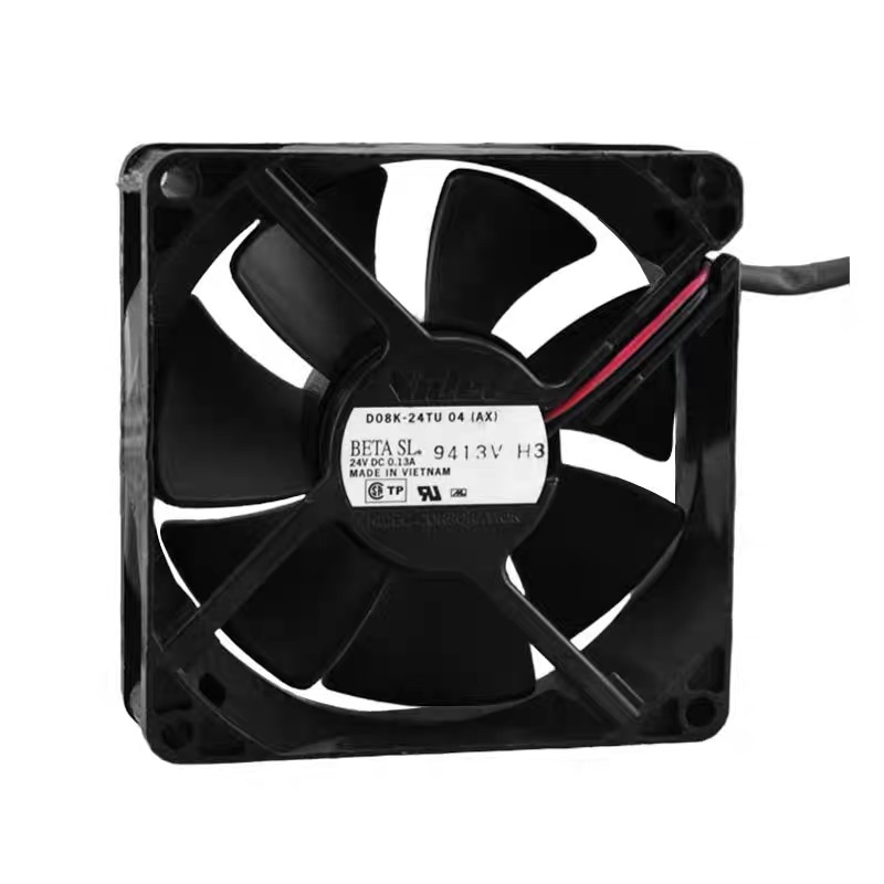 尼迪克NIDEC D08K-24TU 04(AX) 24V 0.13A 打印机滚珠散热风扇